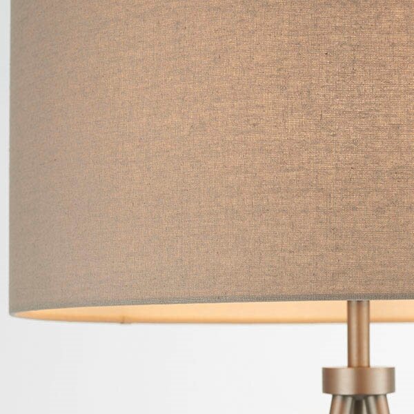Endon 66987 - Stojací lampa TRI 1xE27/60W/230V béžová