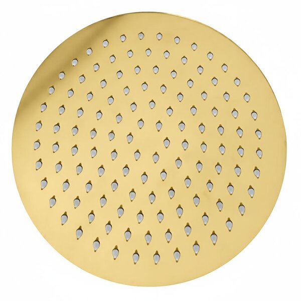 Rea Rea, kulatá hlavová sprcha o průměru 250 mm, zlatá lesklá, REA-P0506