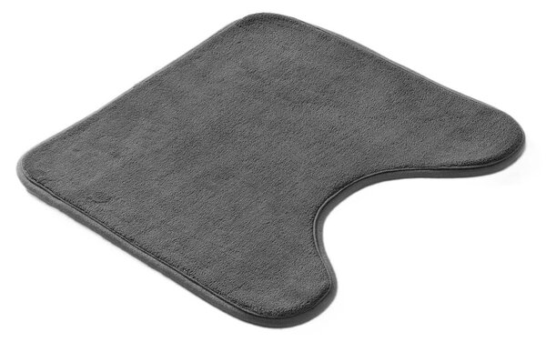 Antracitová WC koupelnová předložka 45x45 cm Vitamine – douceur d'intérieur
