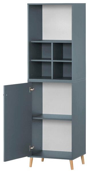 SKŘÍŇ NA ŠANONY, petrolej, 50,95/174,2/41 cm MID.YOU - Online Only kancelářský nábytek, Online Only