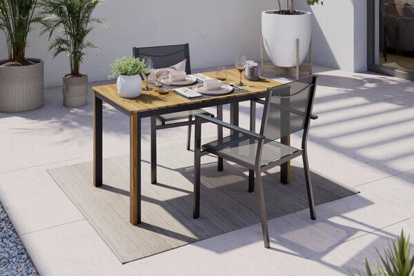 ZAHRADNÍ STŮL, dřevo, kov, 120/70/68 cm Ambia Garden - Online Only zahradní nábytek, Online Only