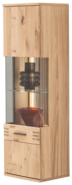 ZÁVĚSNÁ VITRÍNA, trámový dub, barvy dubu, 45/149/37 cm Livetastic - Závěsné vitríny, Online Only
