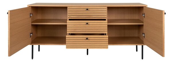 Nízká komoda v dekoru dubu v přírodní barvě 150x74 cm Kyoto – House Nordic