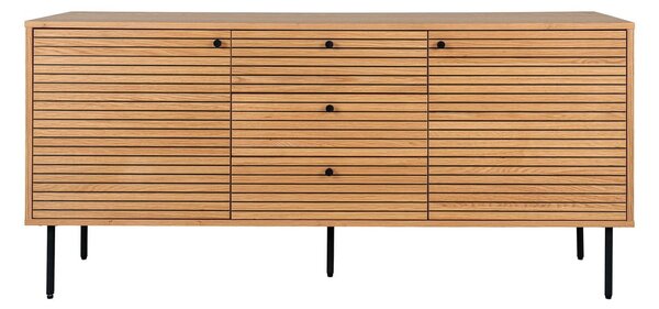 Nízká komoda v dekoru dubu v přírodní barvě 150x74 cm Kyoto – House Nordic