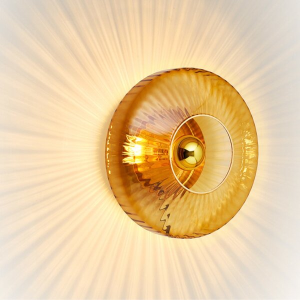 New Wave Optic Nástěnné Svítidlo XL Amber DESIGN BY US
