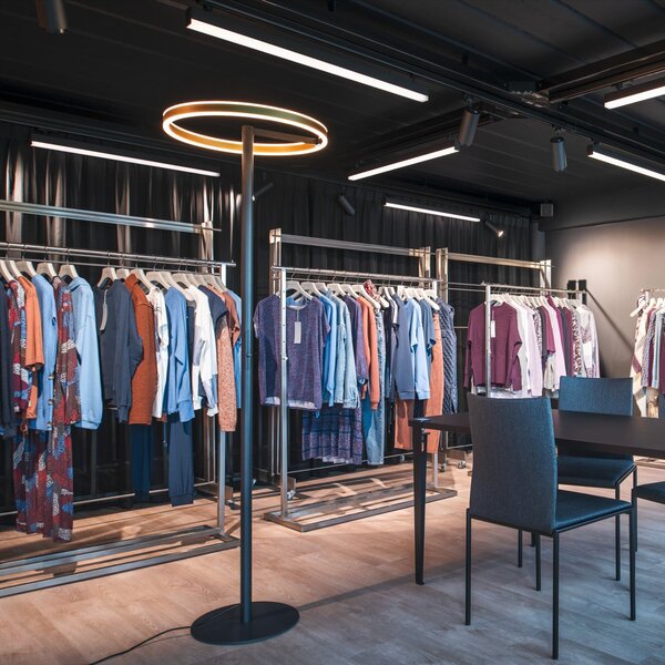 Stojací Lampa SLV, One Straight, stmívatelné, Zlatá / mosazná, Obývací pokoj, Kov, Moderní