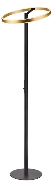 Stojací Lampa SLV, One Straight, stmívatelné, Zlatá / mosazná, Obývací pokoj, Kov, Moderní