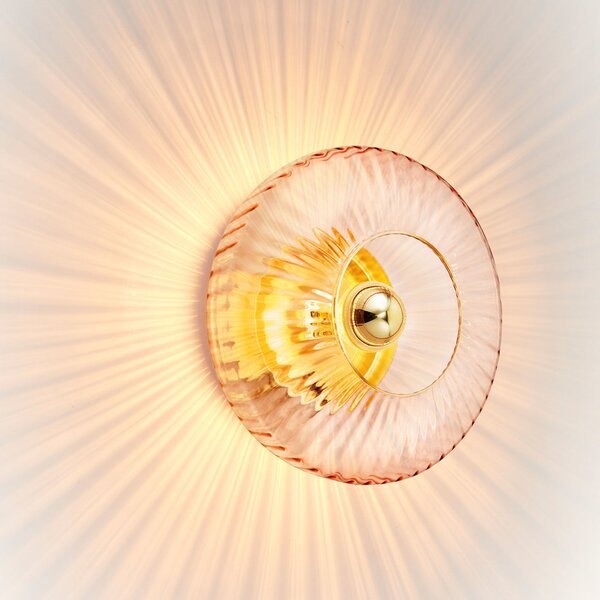 New Wave Optic Nástěnné Svítidlo XL Rose/Gold DESIGN BY US