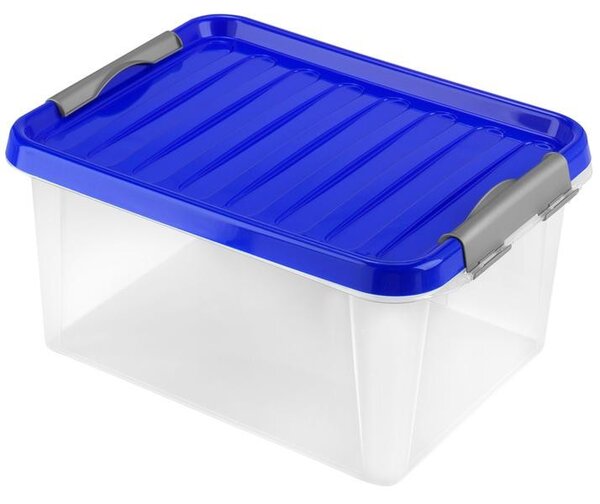 Heidrun Box úložný s víkem 14 l, plast, 39x28,5x18 cm
