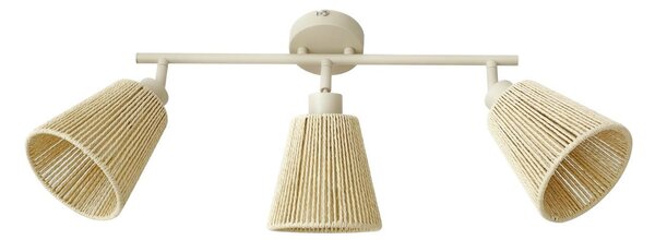 Stropní Lampa Lindby, Anuva, stmívatelné, Béžová, Obývací pokoj, Papír / Karton, Skandinávský