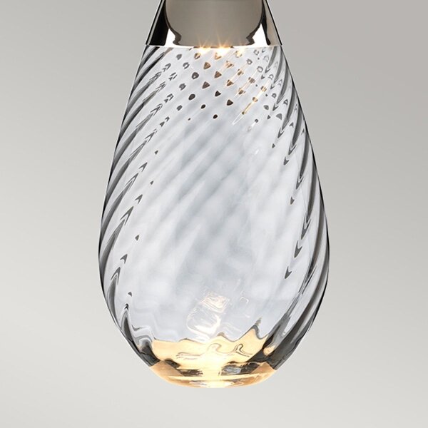 Elstead LENA-TL-L-SMOKE-OWSS - LED Stolní lampa LENA 1xE27/40W/230V 74 cm bílá