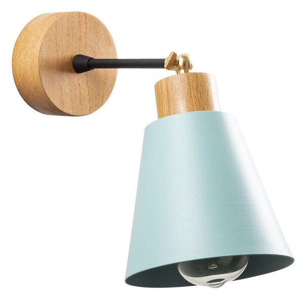 Tyrkysové/v přírodní barvě nástěnné svítidlo ø 14 cm Manavgat – Opviq lights