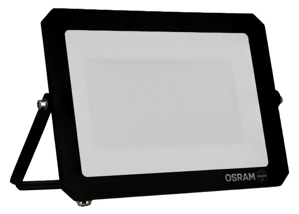 Černý venkovní LED reflektor LUX 100 W bez senzoru, studená bílá
