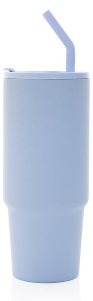 Velký nerezový termohrnek Embrace, 900ml, XD Design, světle modrý
