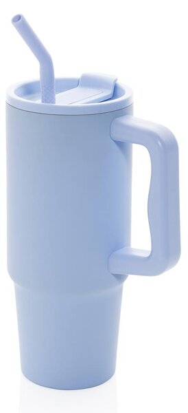 Velký nerezový termohrnek Embrace, 900ml, XD Design, světle modrý