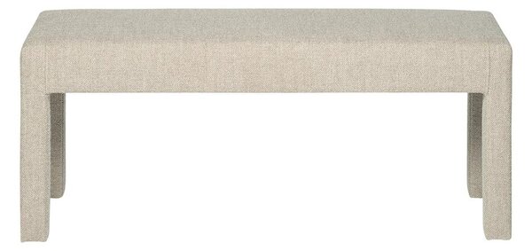 Béžová lavice z textilie bouclé Sitta – Blomus