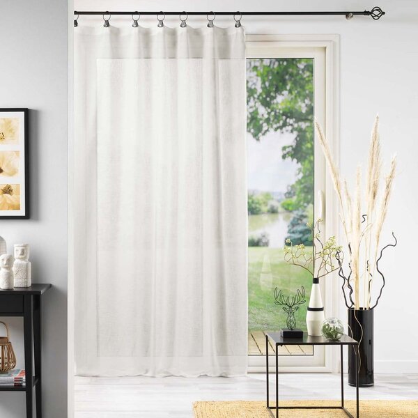 Bílá voálová záclona 140x240 cm Linka – douceur d'intérieur