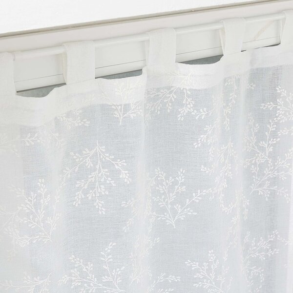 Bílé voálové záclony v sadě 2 ks 60x120 cm Karla – douceur d'intérieur