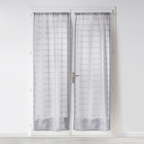 Šedé voálové záclony v sadě 2 ks 70x200 cm Candide – douceur d'intérieur