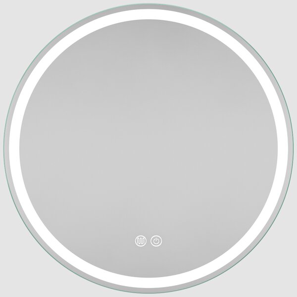 Erga Carla, kulaté LED zrcadlo 60cm, 1380 lm, 3 barvy světla, ERG-V01-208-6060