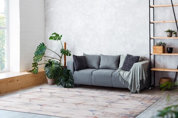 Světle šedý koberec 80x150 cm Simp – FD