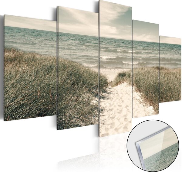 Obraz na akrylátovém skle - Tichá pláž 200x100