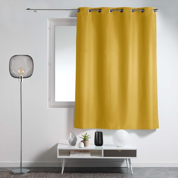 Žlutý závěs 140x180 cm Essentiel – douceur d'intérieur
