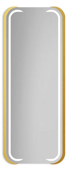 Gaudia Zrcadlo Mezos Gold LED Rozměr: 50 x 80 cm
