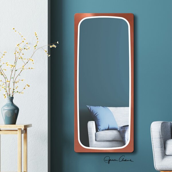 Gaudia Zrcadlo Ferolini Copper LED Rozměr: 55 x 100 cm