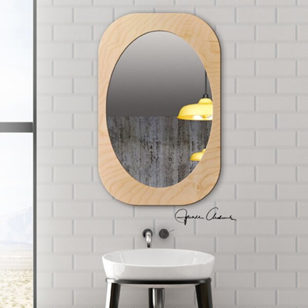 Zrcadlo Kames Wood 70 x 110 cm