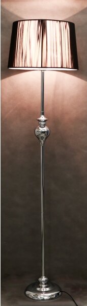 Stojací lampa GILLENIA 1xE27/60W/230V černá