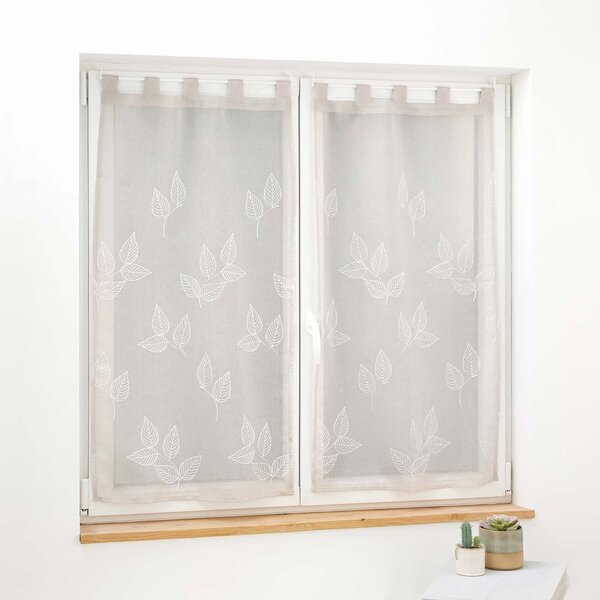 Béžové voálové záclony v sadě 2 ks 60x90 cm Berry – douceur d'intérieur