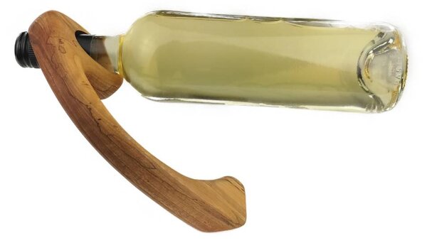 Dřevěný stojan na víno Rakan, ořech