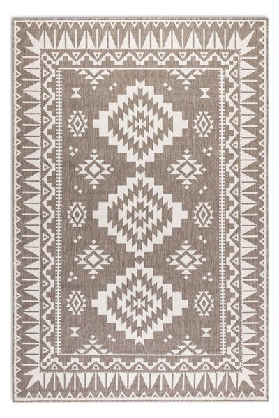 Krémovo-hnědý venkovní koberec 80x150 cm Gemini – Elle Decoration