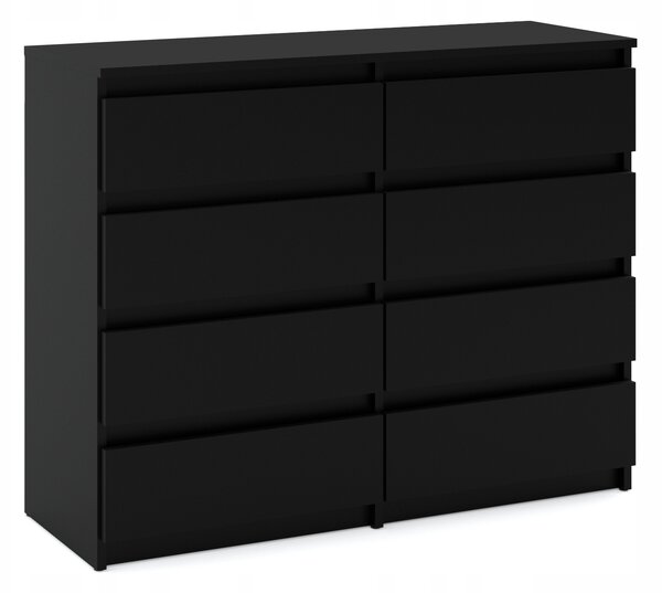 Komoda Stiv-Meble 120 x 33,5 x 92,5 cm černá BL - černá