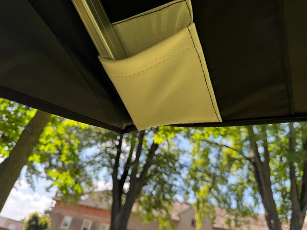 Nůžkový podiový stan 4,5x4,5 m FOH Typ konstrukce: S INTEGROVANÝM KŠILTEM