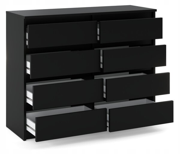 Komoda Stiv-Meble 120 x 33,5 x 92,5 cm černá BL - černá
