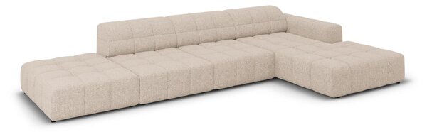 Béžová rohová pohovka (pravý roh) Chicago – Cosmopolitan Design