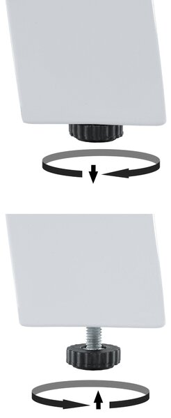 KONDELA Zahradní set, bílá ocel/dub/světle šedá, PELOR