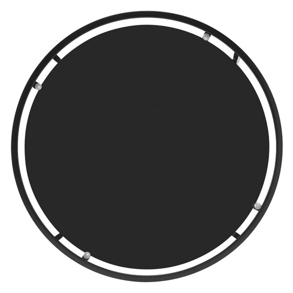KONDELA Konferenční stolek, černá/sklo/kov, PARLAN
