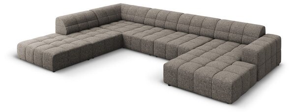 Tmavě šedá rohová pohovka (levý roh/do "U") Chicago – Cosmopolitan Design