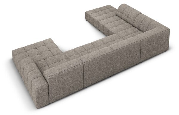 Tmavě šedá rohová pohovka (levý roh/do "U") Chicago – Cosmopolitan Design
