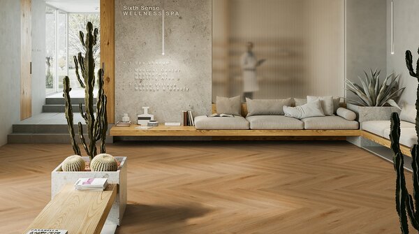 GERFLOR Creation 55 clic acoustic herringbone Aquinoah honey GERCAC55 1706 - 1.50 m2