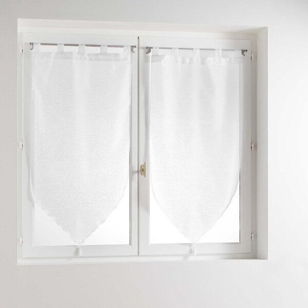 Bílé voálové záclony v sadě 2 ks 45x90 cm Lissea – douceur d'intérieur