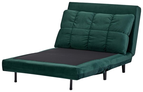 ROZKLÁDACÍ KŘESLO NA SPANÍ, textil, zelená Carryhome - Rozkládací sedačky