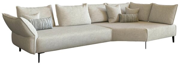 SEDACÍ SOUPRAVA, textil, krémová Chilliano - Sedací soupravy