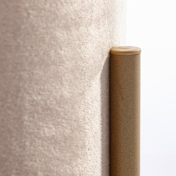 TABURET, kov, textil, 35/42/35 cm Ambia Home - Taburety, Online Only