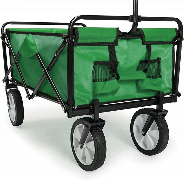 Skládací vozík zelený