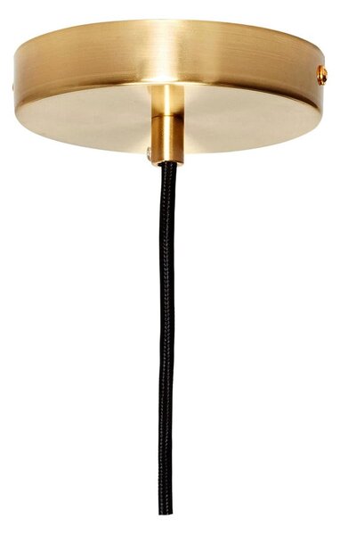 Zelené skleněné závěsné svítidlo ø 20 cm Ripple – Hübsch