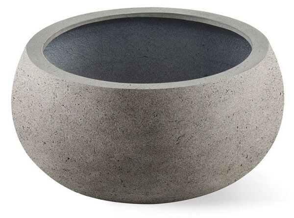 Grigio Low Balloon, květináč Barva květináče: Natural Concrete, Rozměry: 26x13 cm